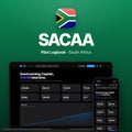 SACAA South Africa Pilot Logbook on MacBook and iPhone